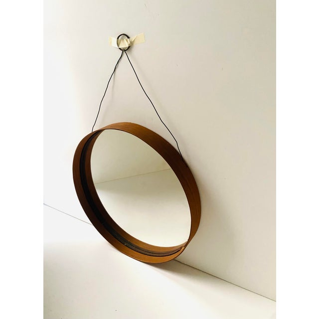 Markyard Scandinavian Modern Swedish Mirror by Glas Master, Markaryd, Sweden, Circa 1960s For Sale - Image 4 of 10
