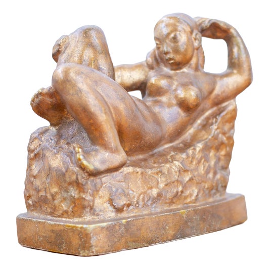 John Lundquist, Nude, Danae, 1920s, Plaster For Sale