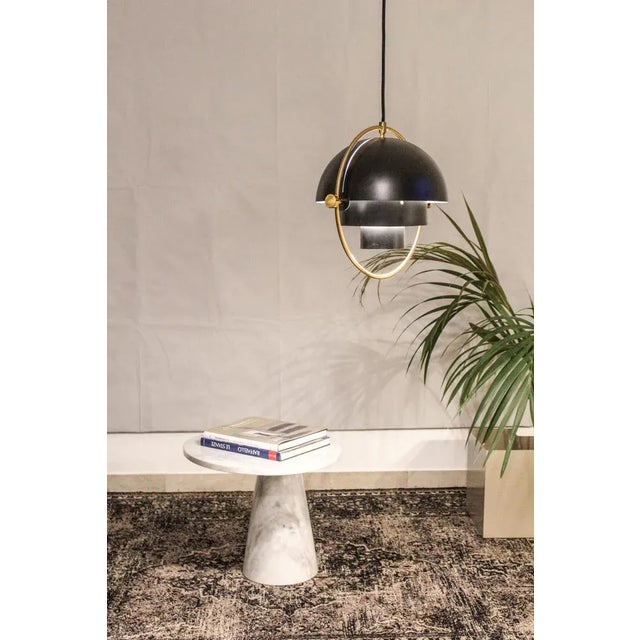 Italian Coffee Table in Carrara Marble, 1970s For Sale - Image 4 of 11