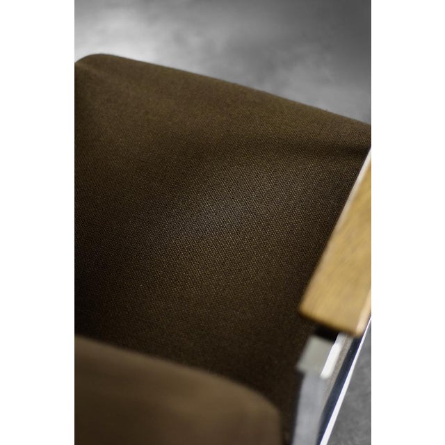 Mid-Century Modern German Brown Conference Chair from Drabert, 1970s For Sale - Image 15 of 18