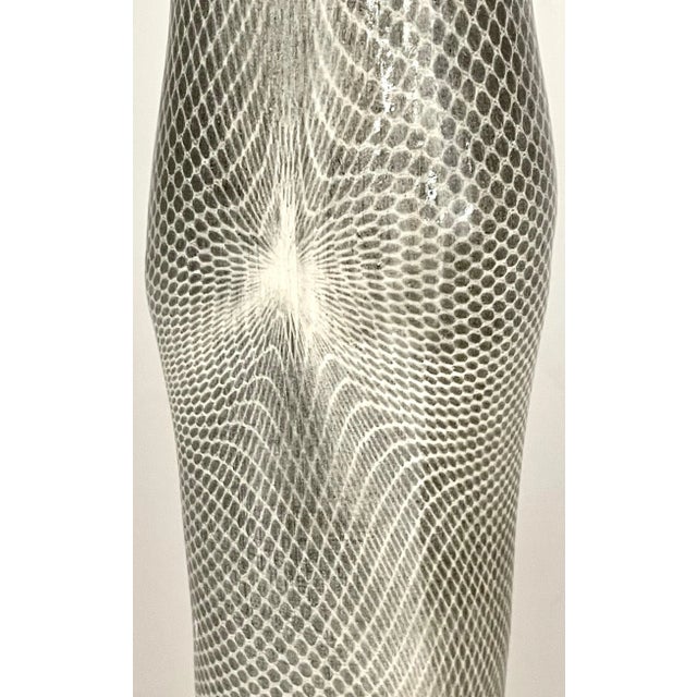 Lauren Kaplan Abstraction Stoneware Vessels - A Pair For Sale - Image 4 of 12