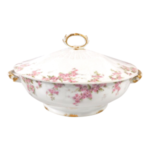 1930s Charles Field Haviland Gda Covered Casserole Dish in Schleiger