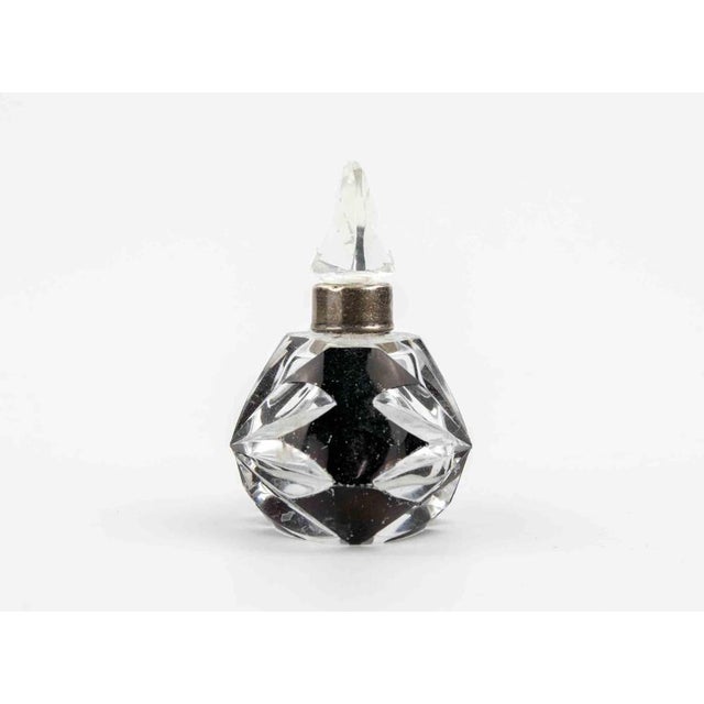 Art Deco Cut Glass Victorian Perfume Bottle, 1920s For Sale - Image 4 of 7