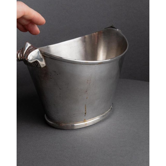 Vintage Silver-Plated Champagne Cooler, 1940s For Sale - Image 9 of 11