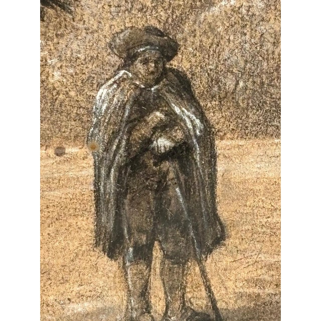 François Émile Michel, Large Drawing, 1828, Pencil For Sale - Image 10 of 11
