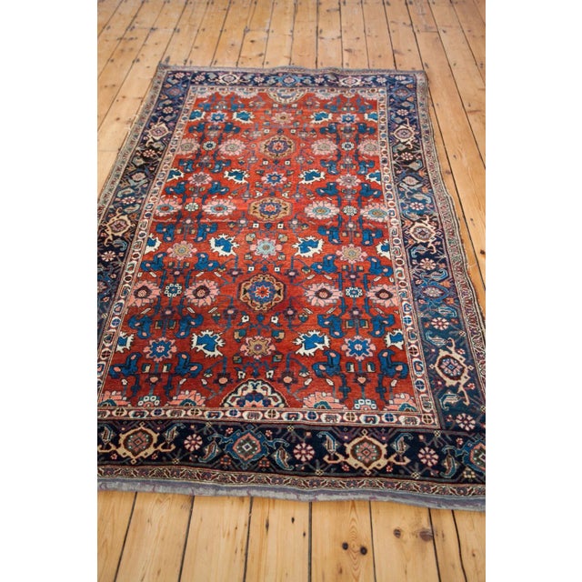 Antique Persian Bijar Area Rug - 4'5" x 7'3" For Sale - Image 4 of 6