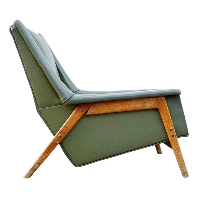 Vintage Danish Modern Lounge Chair by Folke Ohlsson for Dux For Sale
