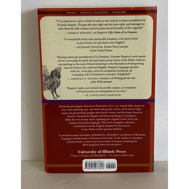 Remarkable NEW floor sample translation in paperback of ALL the French fables, with chapter illustrations by David Schorr....