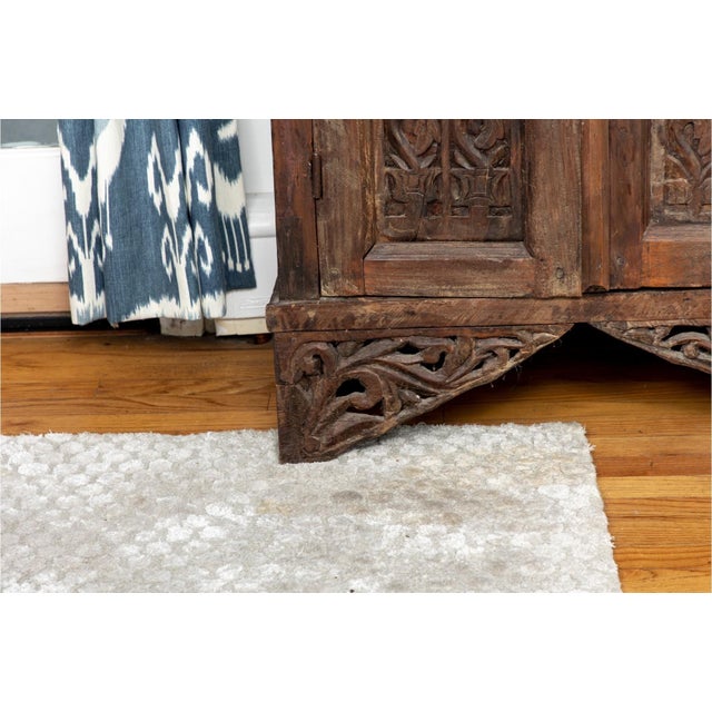 Antique Indonesian Carved Marble Top Cabinet For Sale - Image 10 of 12