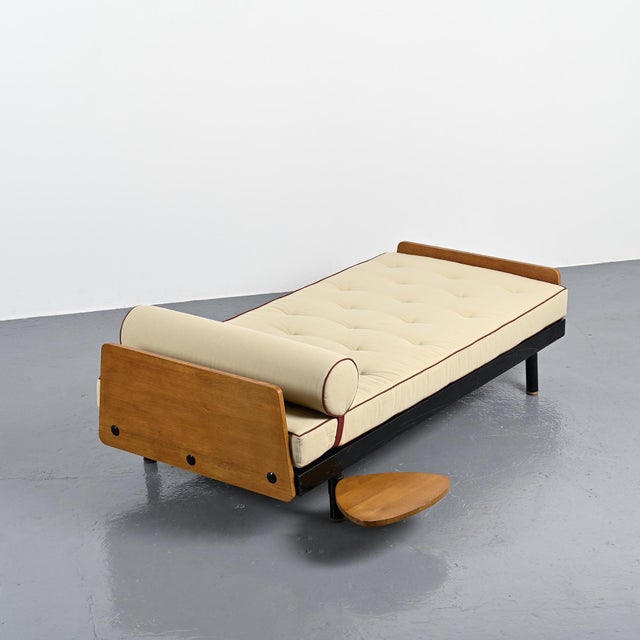 Scal Bed by Jean Prouvé for Steph Simon, 1960s For Sale - Image 6 of 18