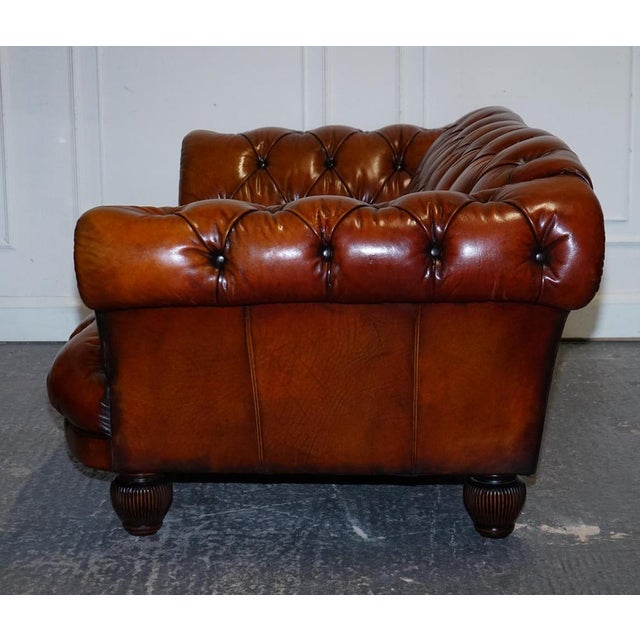 Leather Oscar Chesterfield Sofa from Tetrad For Sale - Image 14 of 16
