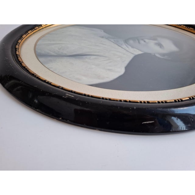 Oval Portrait of Young Woman, 1900, Photograph, Framed For Sale - Image 10 of 18