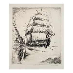 William Harry Smith Nautical Etching