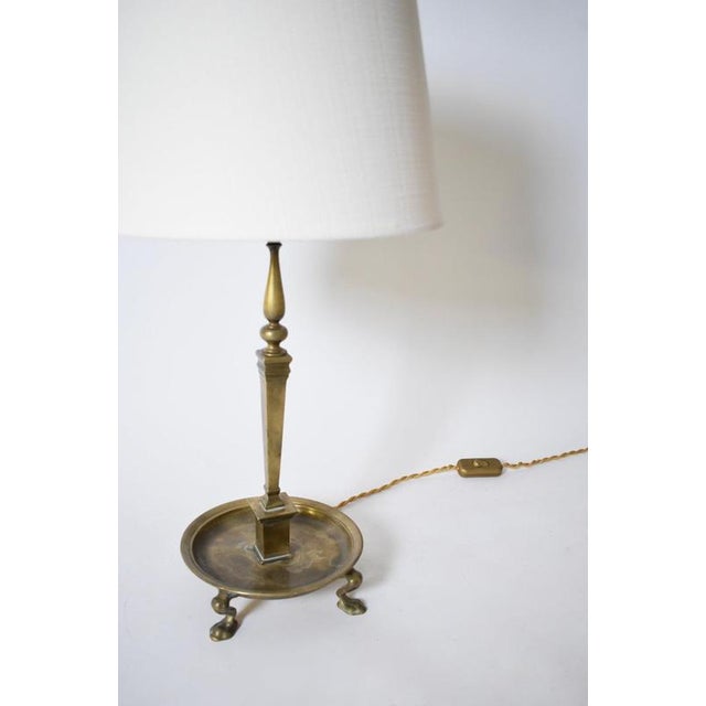 Vintage Bronze Table Lamp, 1960s For Sale - Image 4 of 6