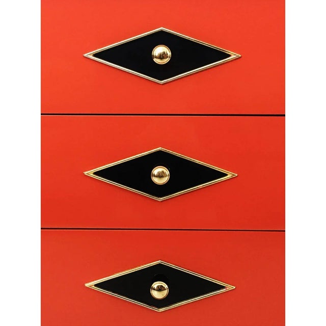 Neoclassical Lacquered Chests or Commodes - A Pair For Sale - Image 4 of 10