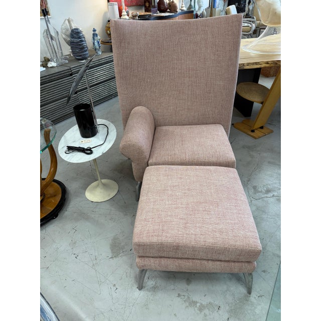 Philippe Starck Driade Royalton Chair and Ottoman For Sale In Palm Springs - Image 6 of 14