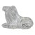 Waterford Crystal Lion Figurine Sculpture-Irish Art Glass-Paperweight-Office-Leo For Sale
