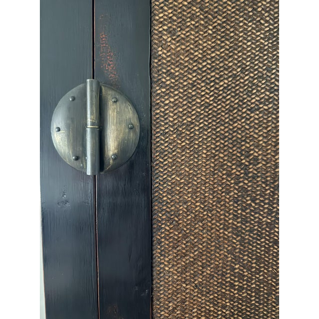 Chinoiserie Asian Inspired Tall Cabinet For Sale - Image 3 of 6