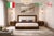 Contemporary Made in Italy Contemporary Queen Bed & Nightstand Set, 3 Pieces For Sale - Image 3 of 3
