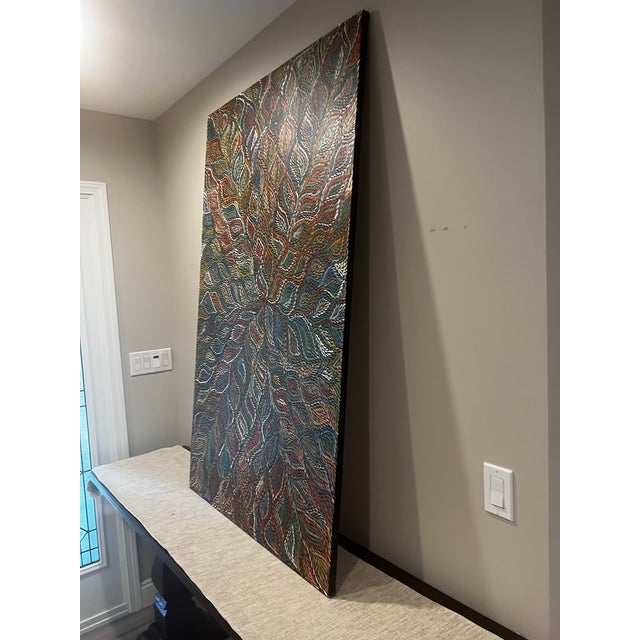 Late 20th Century Aboriginal Painting by Rosemary Petyarre For Sale - Image 5 of 5
