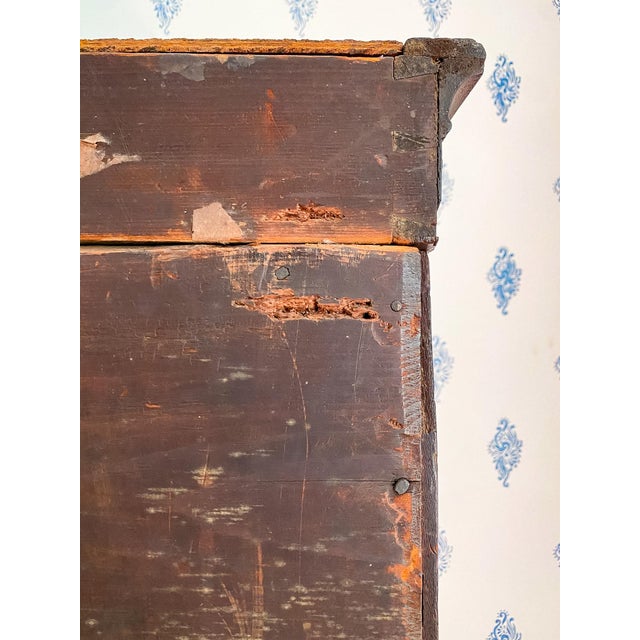 Antique Late 1700s Western Maryland Chippendale Walnut Tall Chest of Drawers For Sale - Image 12 of 15