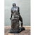 Bronze Vintage Bronzed Terracotta Seated Male Sculpture For Sale - Image 8 of 12