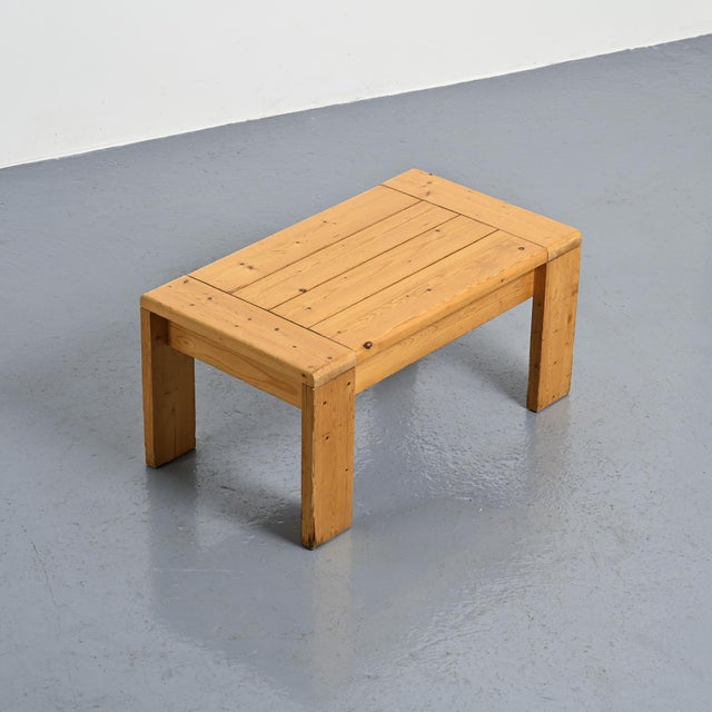 French Coffee Table from Les Arcs, 1970s For Sale - Image 4 of 11