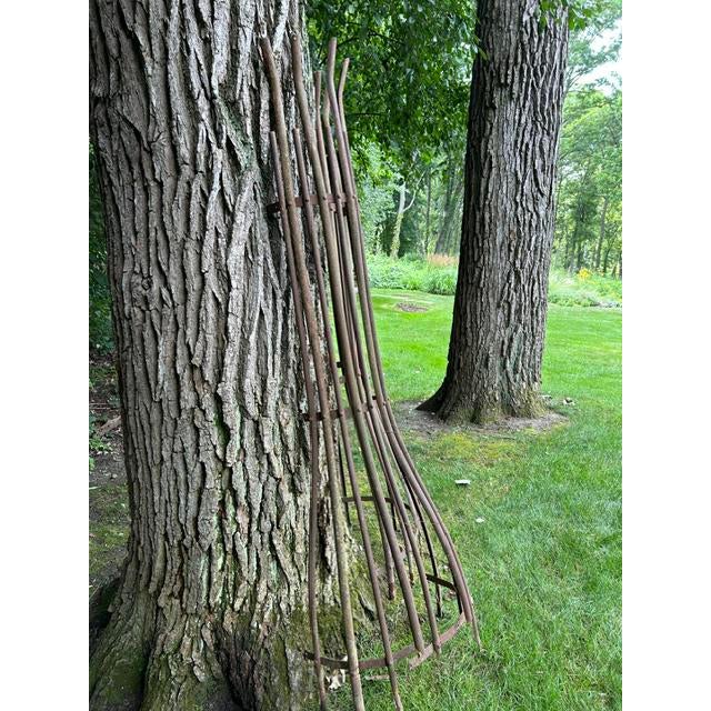 English Pair of European Wrought Iron Estate Tree Guards, Early 20th Century For Sale - Image 3 of 6