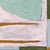 Textile Rule of Threes - Small Green Abstract Botanical Mixed Media Painting on Raw Canvas by Meredith Walker For Sale - Image 7 of 9