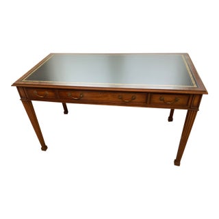 1990s Cherry Wood Writing Desk For Sale
