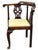 Brown Antique Georgian Walnut Corner Armchair, 1750 For Sale - Image 8 of 17