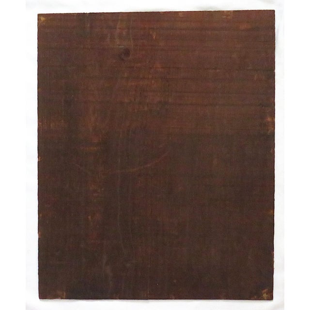 Late 19th Century Antique Carved Oak Wood Picture Frame Fits 17" X 14" Rabbet Opening For Sale - Image 5 of 5