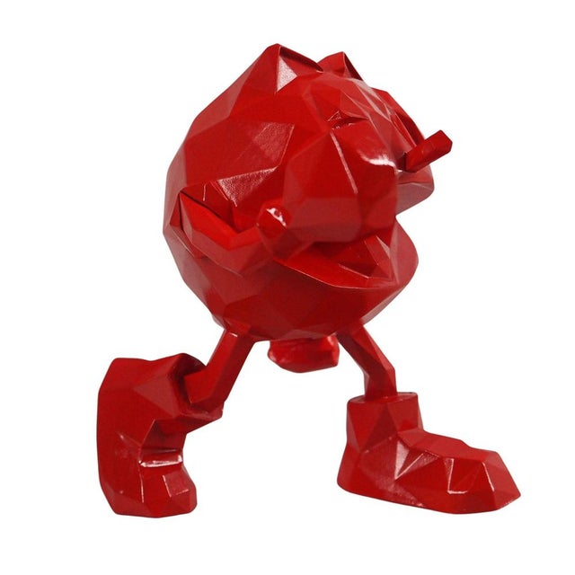 Red Resin Pac Man from Richard Orlinski For Sale - Image 4 of 7