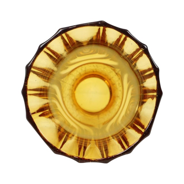 Art Deco Amber-Colored Glass Vase by Henri Heemskerk for Luxor Scailmont, 1930s For Sale - Image 14 of 18