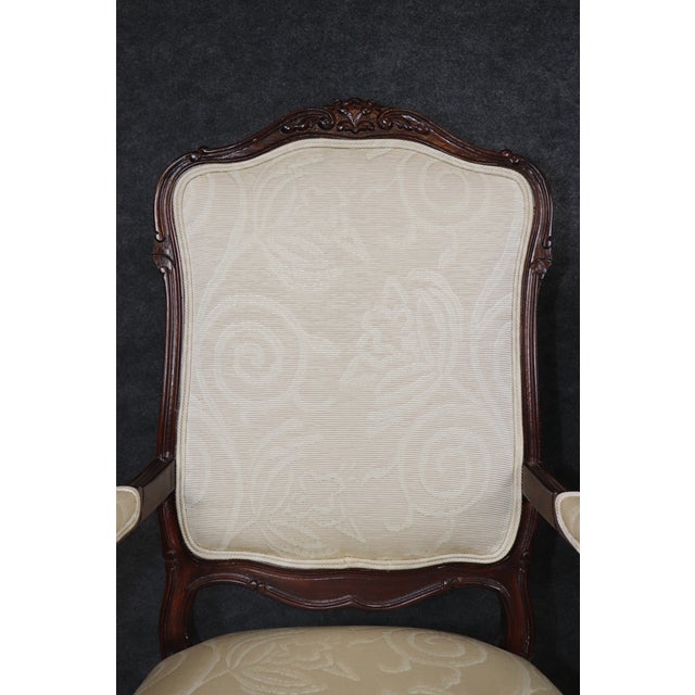 Set of 12 French Tall Back Louis XV Style Mid 20th C Carved Dining Chairs For Sale - Image 14 of 14