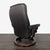 Stressless Ekornes Lounge Chair With Ottoman – Dark Brown Leather & Wood Base For Sale - Image 10 of 13