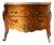 Mid 19th Century French Louis XV Style Burr Walnut Marble Top Bombe Commode For Sale