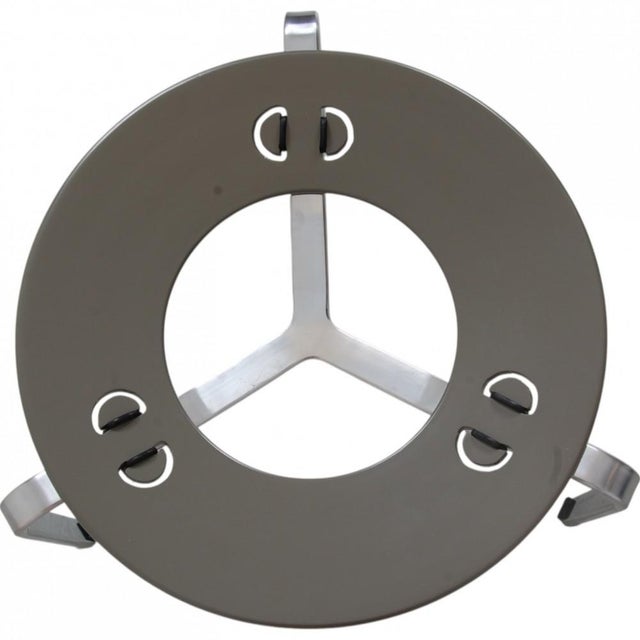 PK33 Stool in Black Bison Leather by Poul Kjærholm, 2000s For Sale - Image 6 of 10