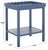 Contemporary Starlyn Scalloped Accent Table in Blue For Sale - Image 3 of 8