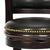 Modern Swivel Counter Stool, Cappuccino & Black For Sale - Image 3 of 5