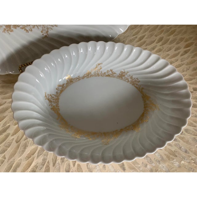 Vintage Haviland Limoges France “Ladore” serving bowl with underliner / platter. Both are in perfect condition. Bowl...