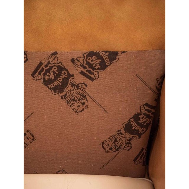 Italian Leather Sofa from Chateau d'Ax, Set of 4 For Sale - Image 10 of 11