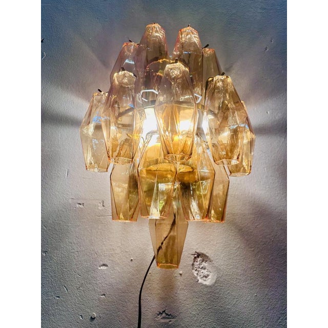 Murano Wall Lights, 1970s, Set of 2 For Sale - Image 3 of 12