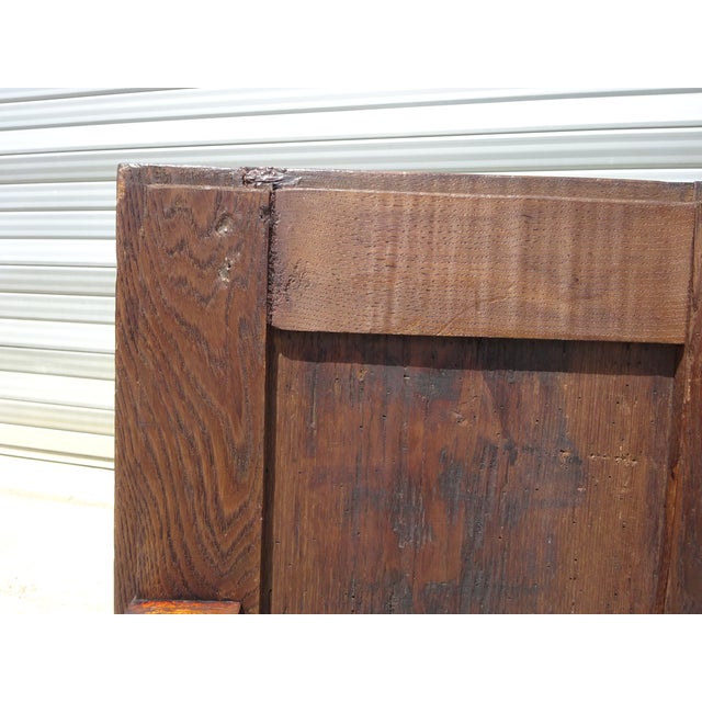 Antique Louis XIII Oak Corner Cabinet For Sale - Image 11 of 18