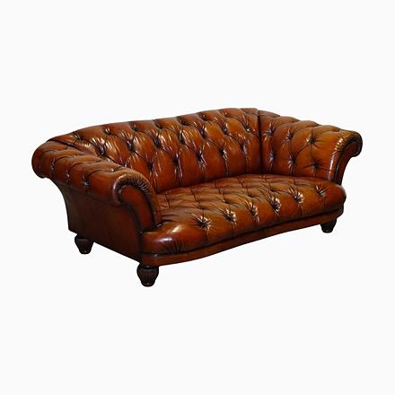 Leather Oscar Chesterfield Sofa from Tetrad For Sale - Image 16 of 16