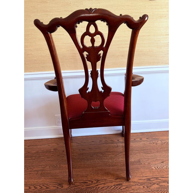 1990s 1990s Maitland-Smith Philadelphia Dining Arm Chair For Sale - Image 5 of 5