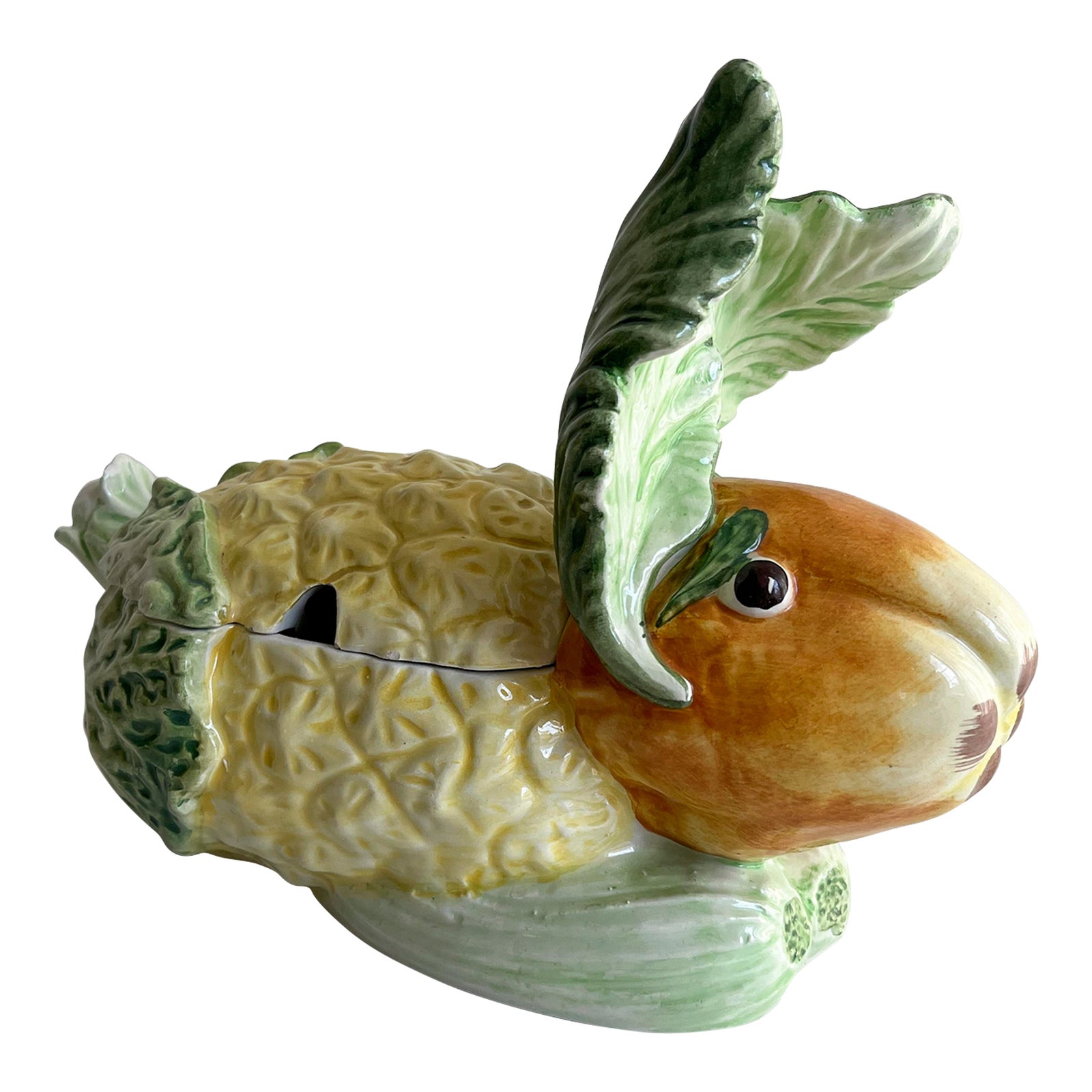 Vintage Italian Rabbit Sauce Tureen Shaped Figurative Fruits and ...