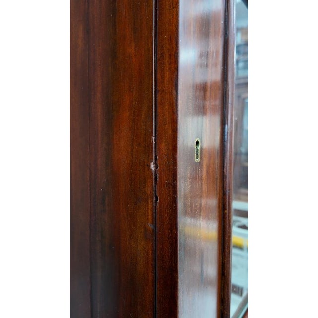Late 19th and Early 20th C. Glazed Mahogany Library Cabinets - A Pair For Sale - Image 12 of 12