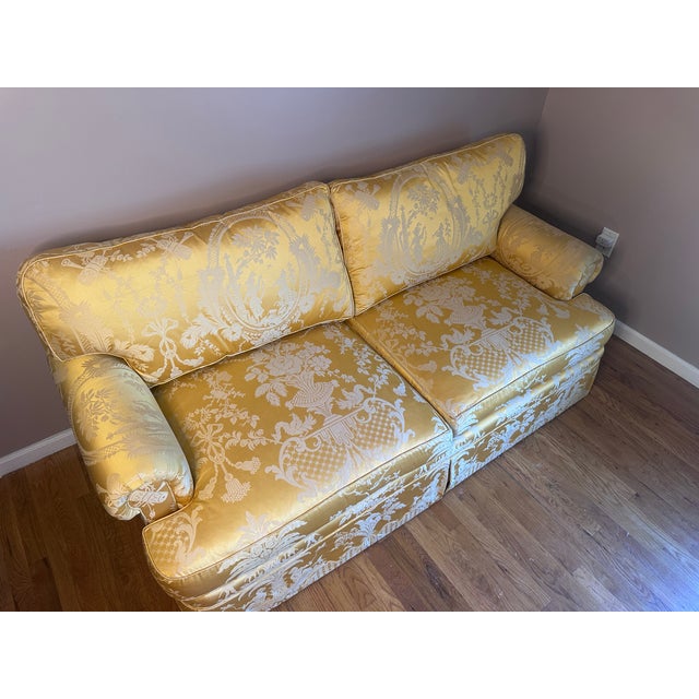 1980s Custom Upholstered Sofa For Sale - Image 13 of 16