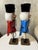 Blue Vintage Nutcrackers from G.K.W. Germany, 1960s, Set of 2 For Sale - Image 8 of 9